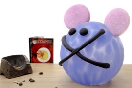 ”The Mouse” | Muis van Mat Glas | Blauw