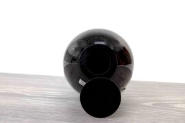 Glazen Urn met Kristal & Zilver Decoratie