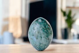 Ovaal Urn Turquoise | Glazen Urn | Luxe Urnen | Urnen Kopen