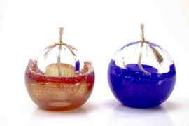 Bohemian Crystal oil lamp ”Bubble”