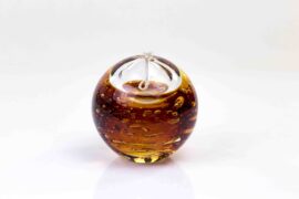 Olielamp Bruin Boheems Kristal van Ozzaro