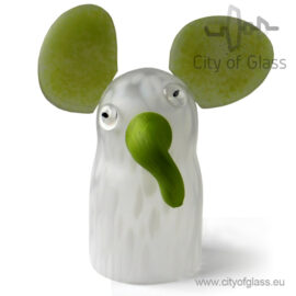 Crystal elephant by Ozzaro – Green