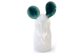 ”The Elephant” | Olifant van Mat Glas | Groen