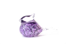 Mini Urn Purple Jay | Vlaamse Gaai | Vogel Urn | Kleine Urn