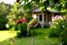 Papegaai Tuinprikker Groen | Luxe Tuindecoratie