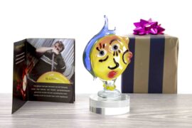 Picasso glass art Figurine ”Colors Open Eyes”