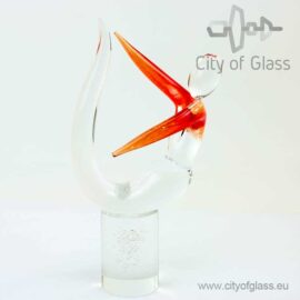 Glass object Dancer by Rysz – 17 cm