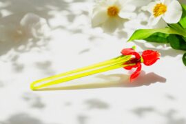 Iris van glas Rood | Kunstbloemen | Glazen Bloemen