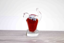 Mini Urn Red Cat