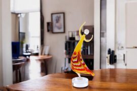 Glass Figurine Salsa Dancers | Luxury Gift | Decorative Figurines