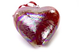 Garden object | Heart hanging | Garden Decorations | Red