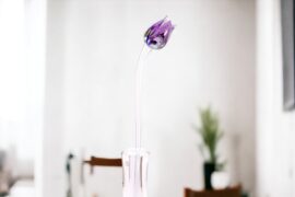 Tulp Paars Multicolor | Glazen Tulpen | Glazen bloemen