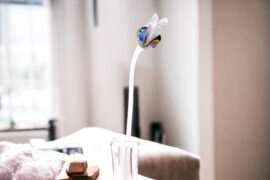 Tulp Wit Multicolor | Glazen Tulpen | Glazen Bloemen