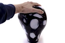 Urn Black & White | Urn voor mensen | 4L inhoud | Luxe Urn