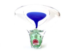 Urn ”Eternal” van Jablonski | Urn | Luxe Urn | Doorzichtig | Blauw