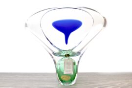 Urn ”Eternal” van Jablonski | Urn | Luxe Urn | Doorzichtig | Blauw