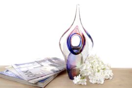 Mini Urn Spear Clear Urn