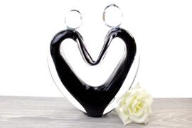 Urn ”Verbondenheid” | Glazen Urn | Urn | Luxe urn | Zwart