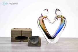 Sculptuur Verbondenheid Jubileum of Trouwcadeau H21 cm