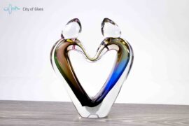 Sculptuur Verbondenheid Jubileum of Trouwcadeau H21 cm