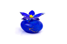 Vergeet-mij-nietje Mini Urn | Blauwe Steen | Blauwe Bloem