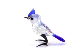 Bird of glass | Glass Bird | Blue Crested ´´Blue Bird“