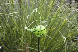 Garden spike | Garden object | Garden Decorations | Bird on Pin | Green