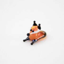 Miniatuur Glas Vos | Mini glas figuren | Glazen miniaturen | Mini Dieren