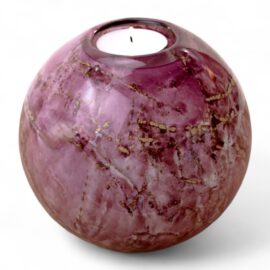 Urn with Tealight Holder | Urn with Tealight | Purple Lilac | Big