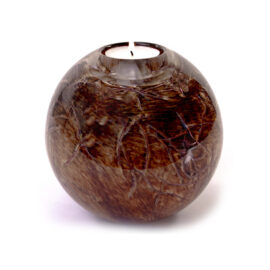 Mini urn Coffee | Waxinelichthouder 14cm | Handgemaakt in Europa | Kleine urnen