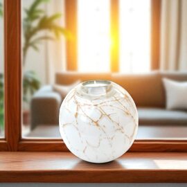 Mini urn with tea light | Urn with Tealight | White