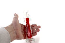 Engel van Glas Rood | Luxe Glazen Beeldjes