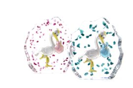 Birth gift with stork by Loranto