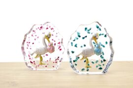 Birth gift with stork by Loranto