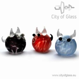 Crystal cow by Ozzaro