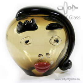 Glass head by Ozzaro – 25 cm