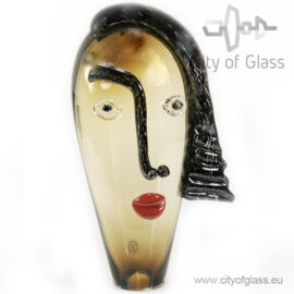 Glass head by Ozzaro – 34 cm