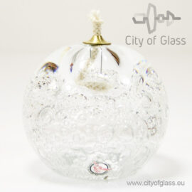 Crystal oil lamp by Ozzaro – 8 cm – White