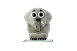 Fusion Glass Elephant | Fusing glass | Art Glass | Luxury Object |