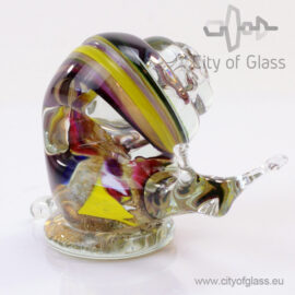Glass snail by Loranto – brown