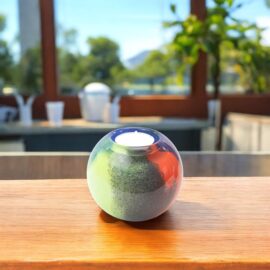 Mini Urn | Waxinelichthouder | Urn | ´´Three Colors´´ | Glazen Urn