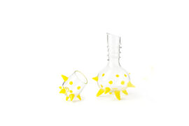 Carafe and Glass Set | Colored Decoration Yellow | Luxury Tableware