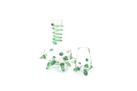 Carafe and Glass Set | Colored Decoration Green | Luxury Tableware