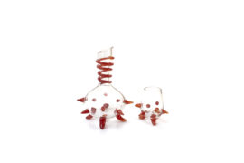 Carafe and Glass Set | Colored Decoration Red | Luxury Tableware