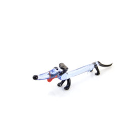 DwergTeckel Blauw | Glazen Hond | Dieren Beeldjes Decoratie