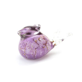 Mini Urn Bird | Pink & Gold Leaf | 14cm | Capacity 0.05L