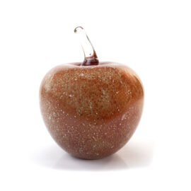 Appel Rood met Goud | Goudreinet | H18cm