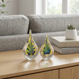 Crystal Drops | Ocean & Sun Flat | 19cm & 15cm