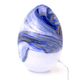 Glazen Lamp ”Ocean” | Ovaal Vorm | H40cm