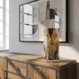 Cylinder Lamp | Linea Multicolor | H30cm